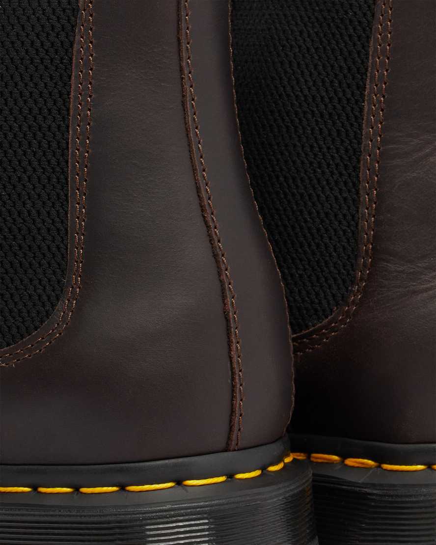 dark brown dr martens 2976 dms wintergrip womens chelsea boots