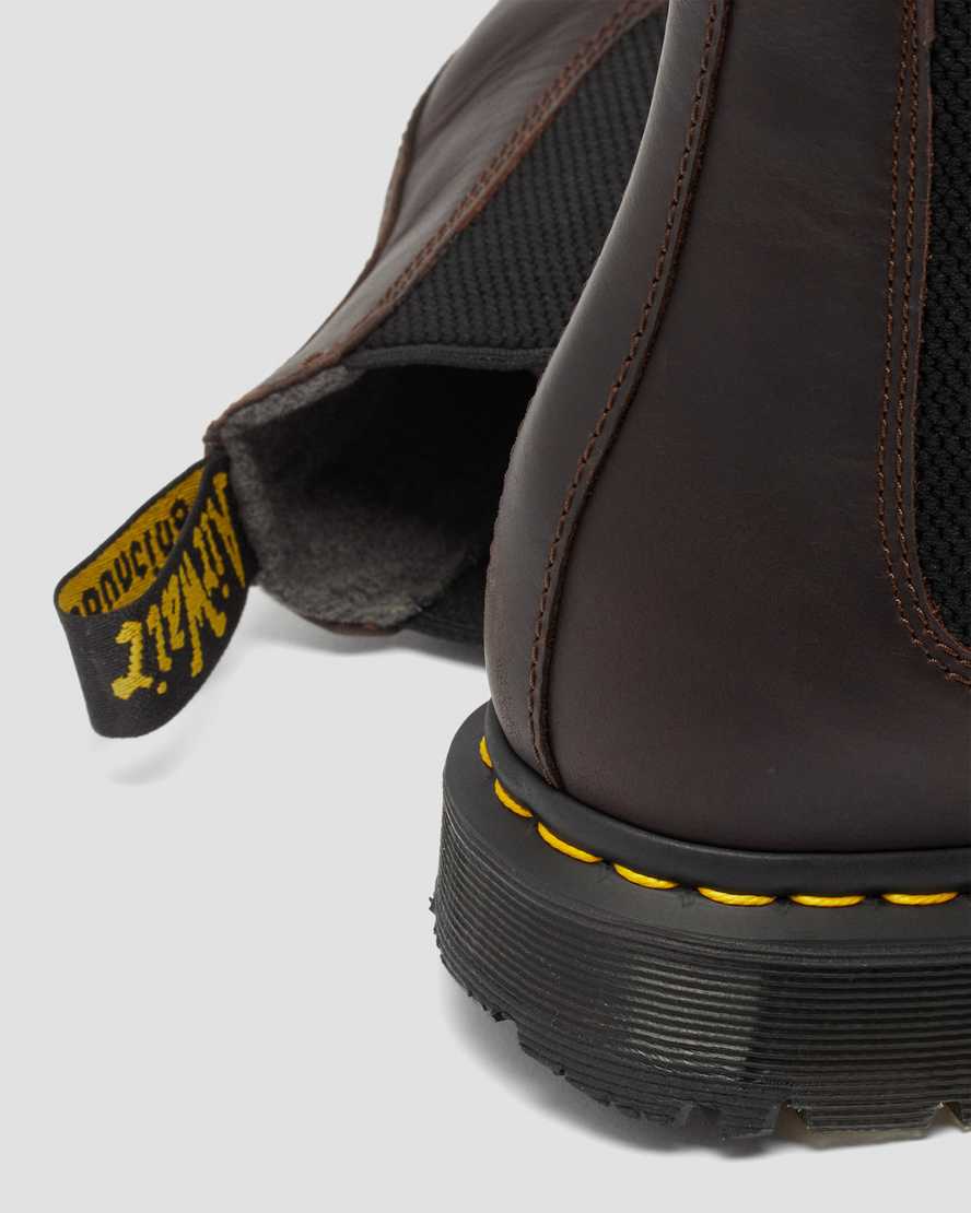 dark brown dr martens 2976 dms wintergrip womens chelsea boots