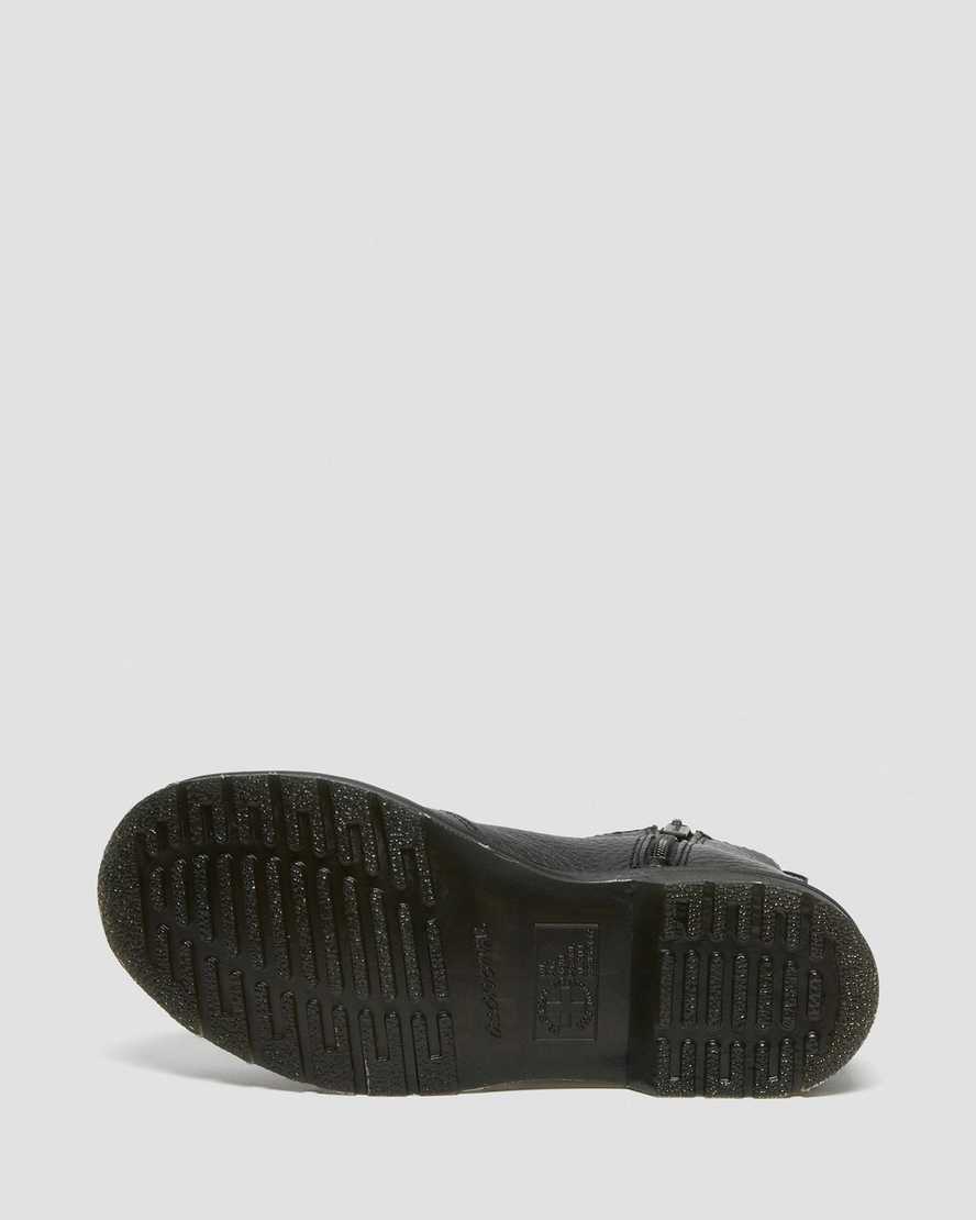 black dr martens 2976 zipper womens chelsea boots