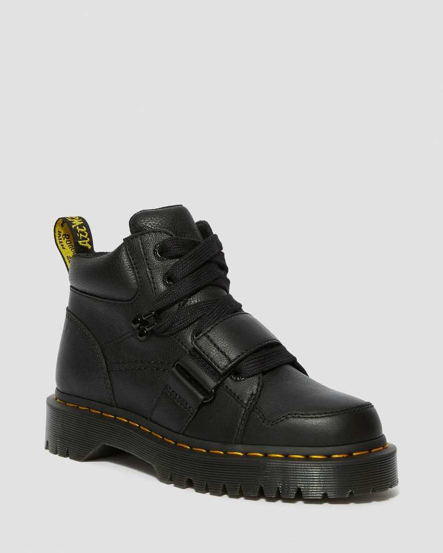 black dr martens zuma ii womens chunky boots