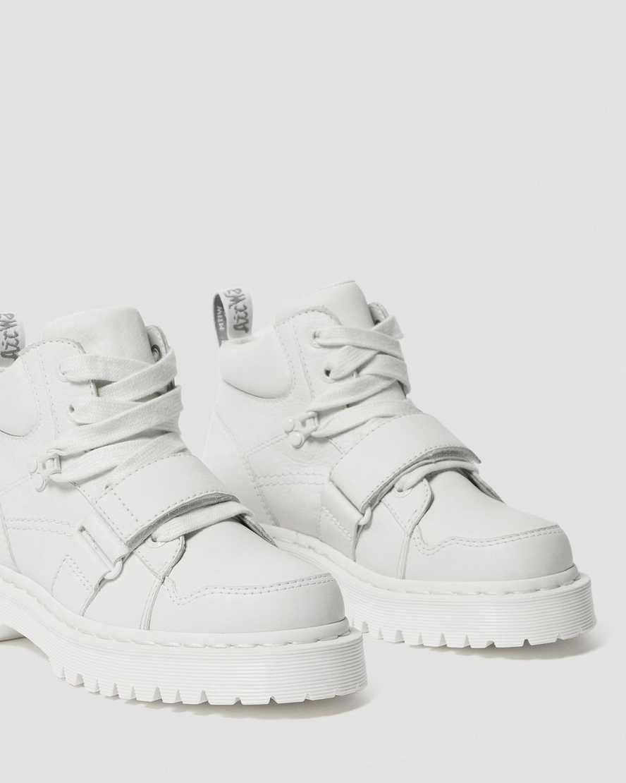 white dr martens zuma ii womens chunky boots