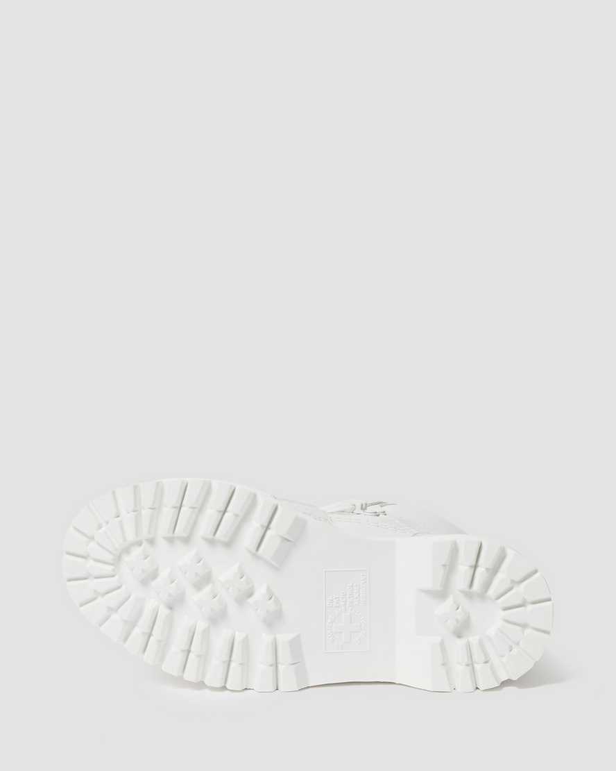 white dr martens zuma ii womens chunky boots