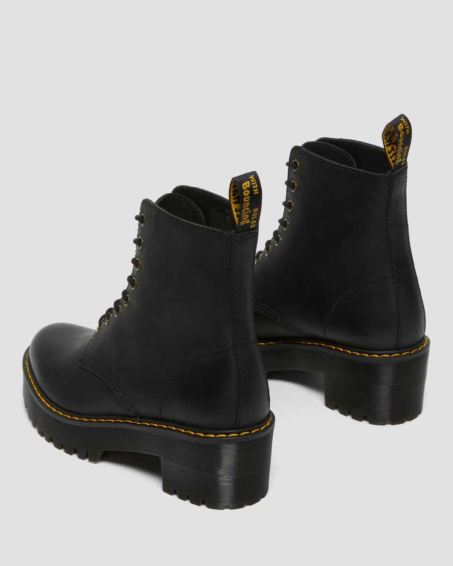 black dr martens shriver hi wyoming womens heeled boots