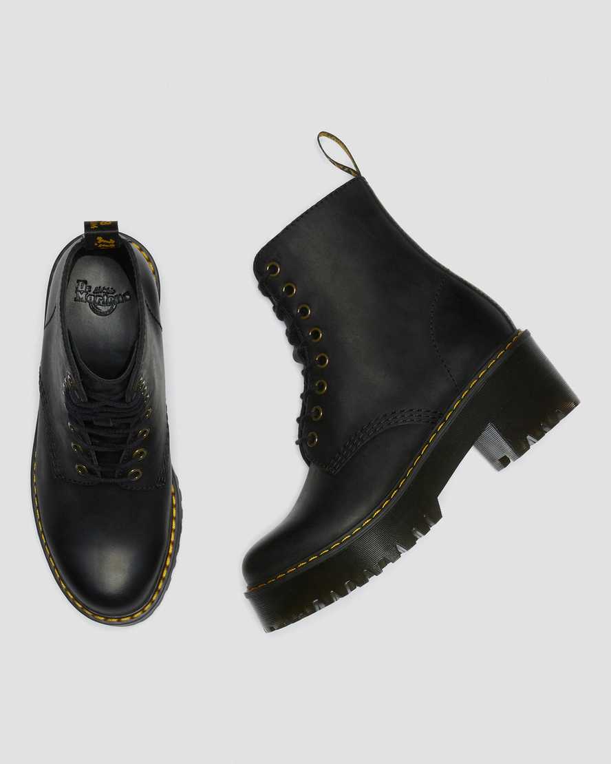 black dr martens shriver hi wyoming womens heeled boots