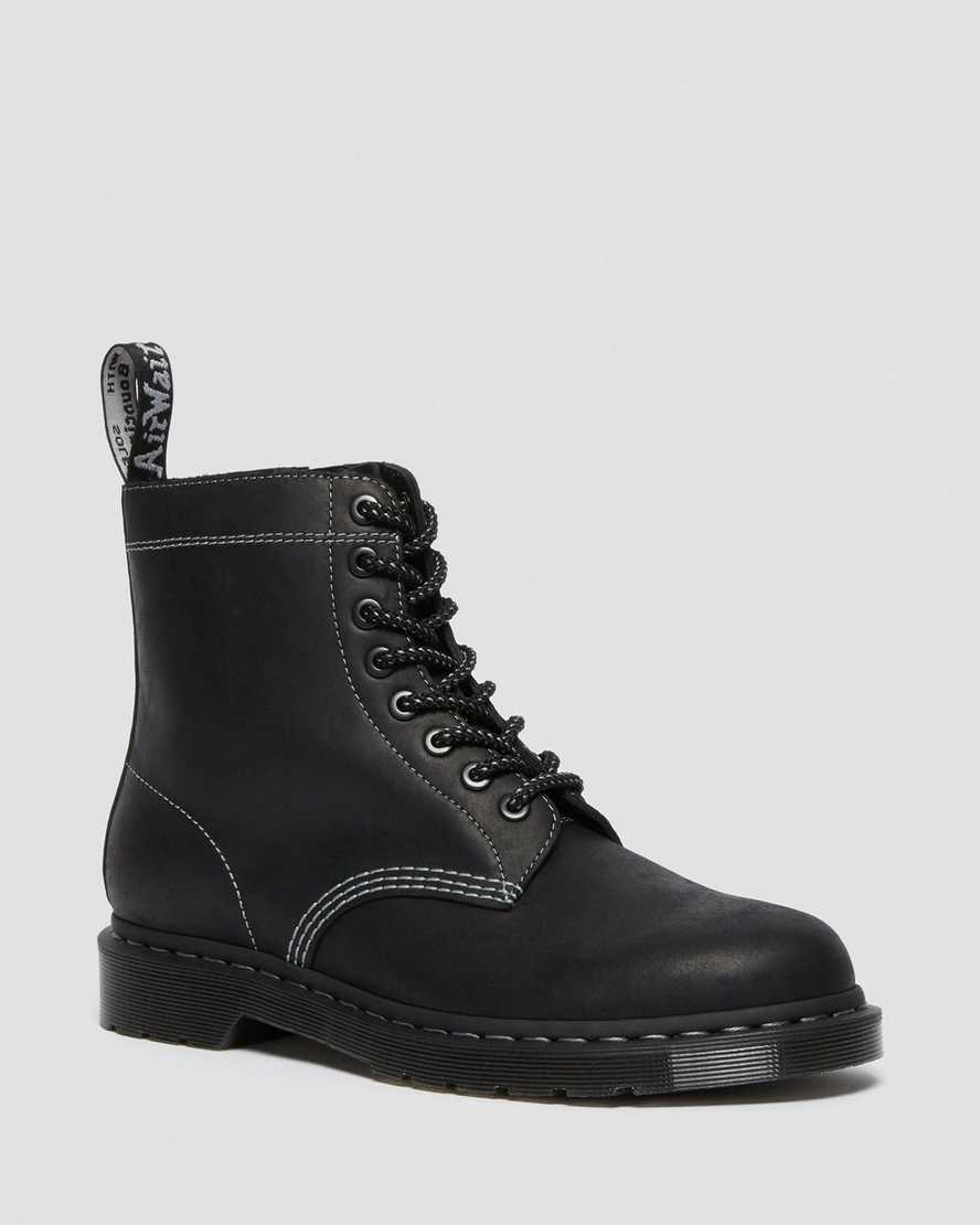 black dr martens 1460 pascal zip womens lace up boots