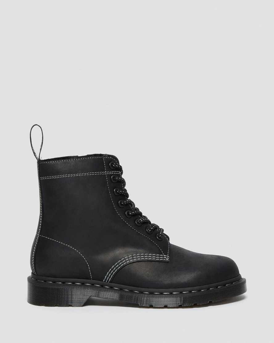 black dr martens 1460 pascal zip womens lace up boots