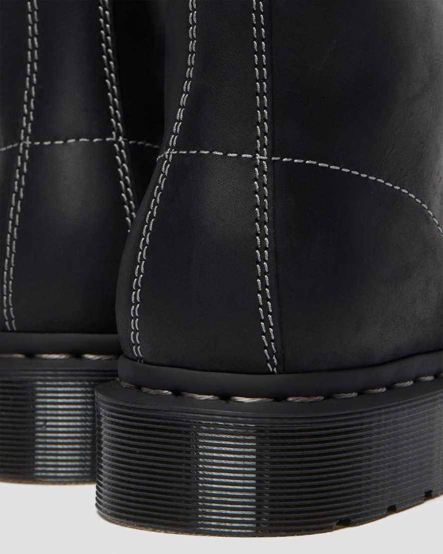 black dr martens 1460 pascal zip womens lace up boots