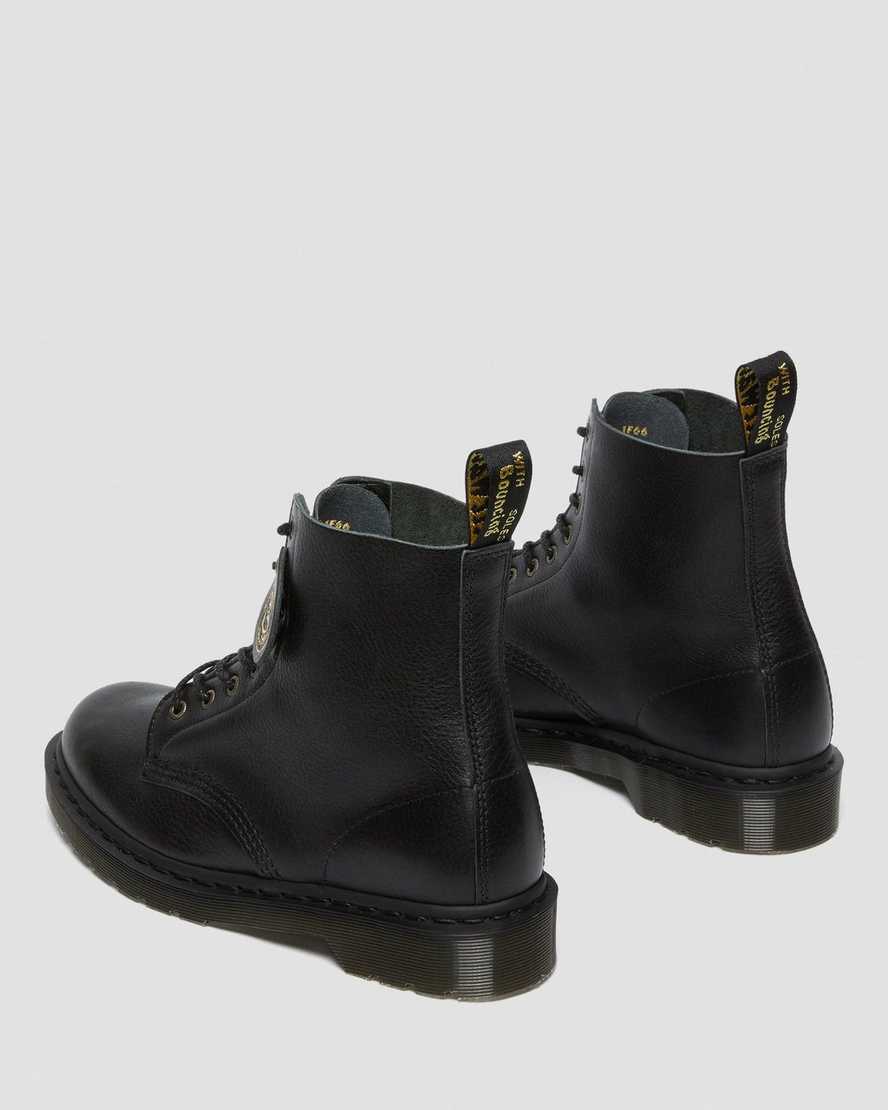 black dr martens 1460 pascal womens lace up boots