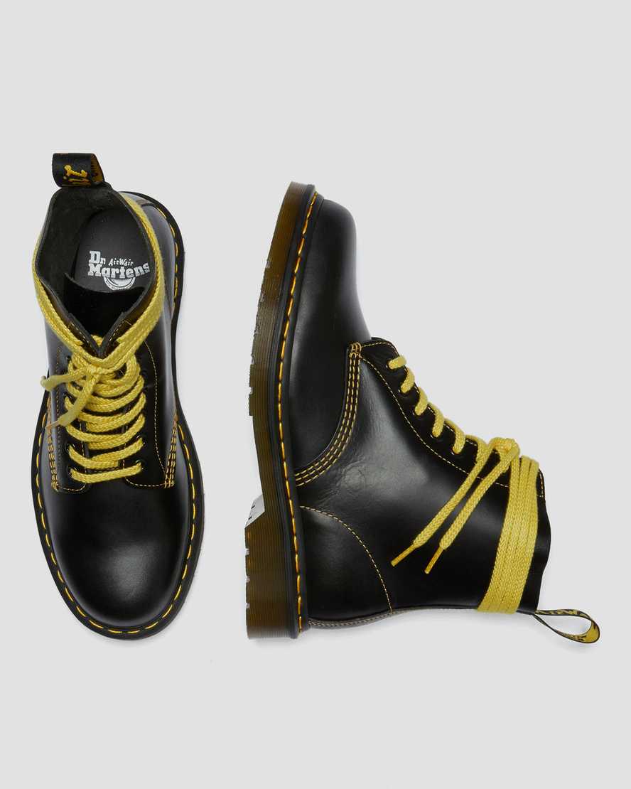 black dr martens 1460 pascal atlas womens lace up boots