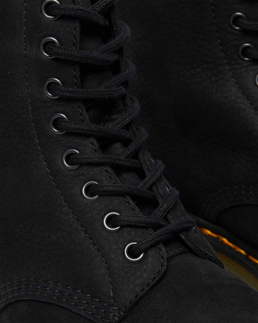 black dr martens 1460 pascal womens lace up boots