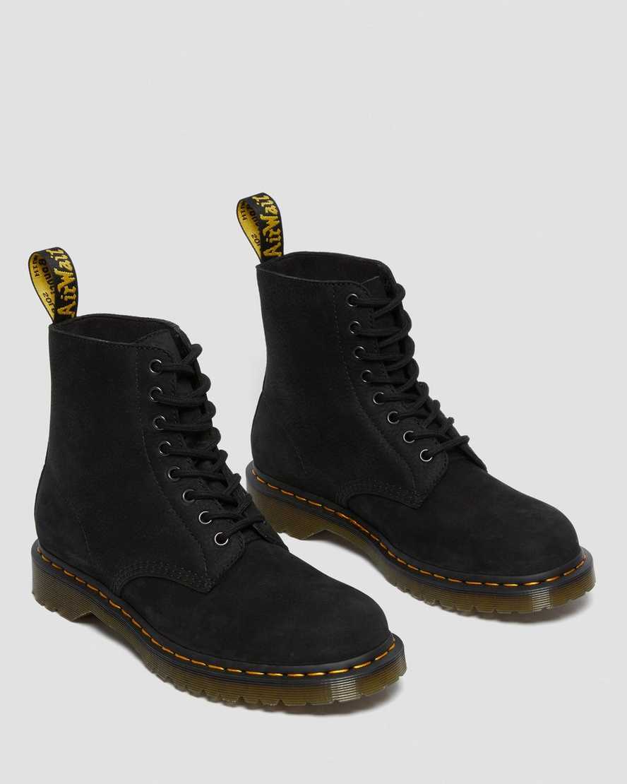 black dr martens 1460 pascal womens lace up boots