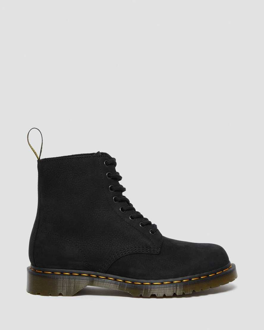 black dr martens 1460 pascal womens lace up boots