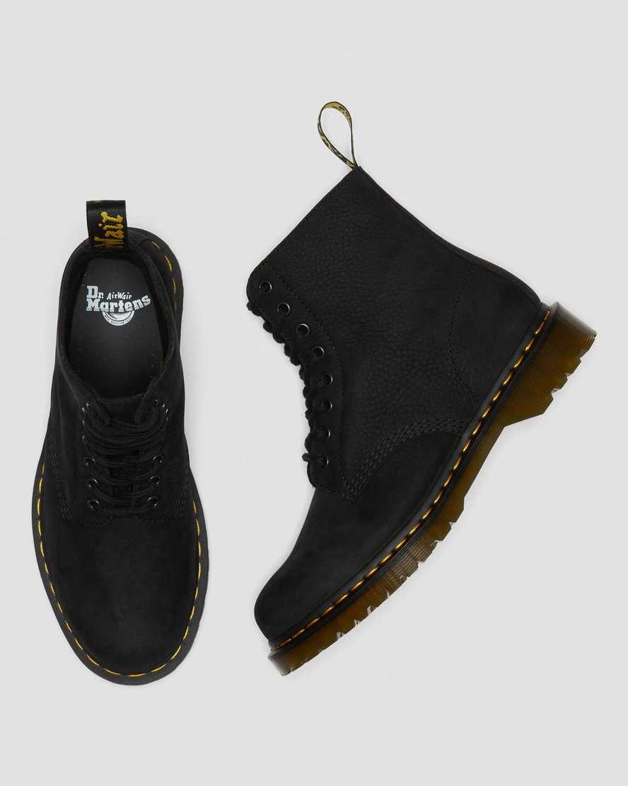 black dr martens 1460 pascal womens lace up boots