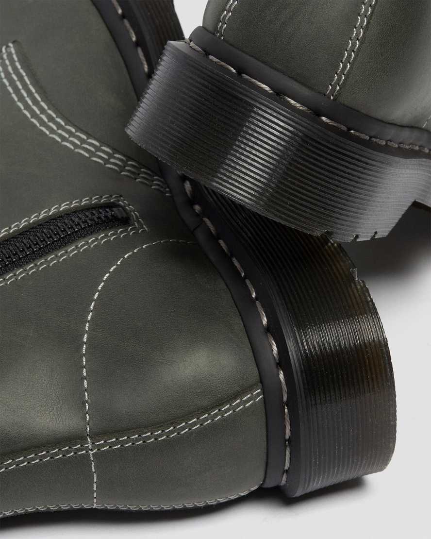 olive dr martens 1460 pascal zip womens lace up boots
