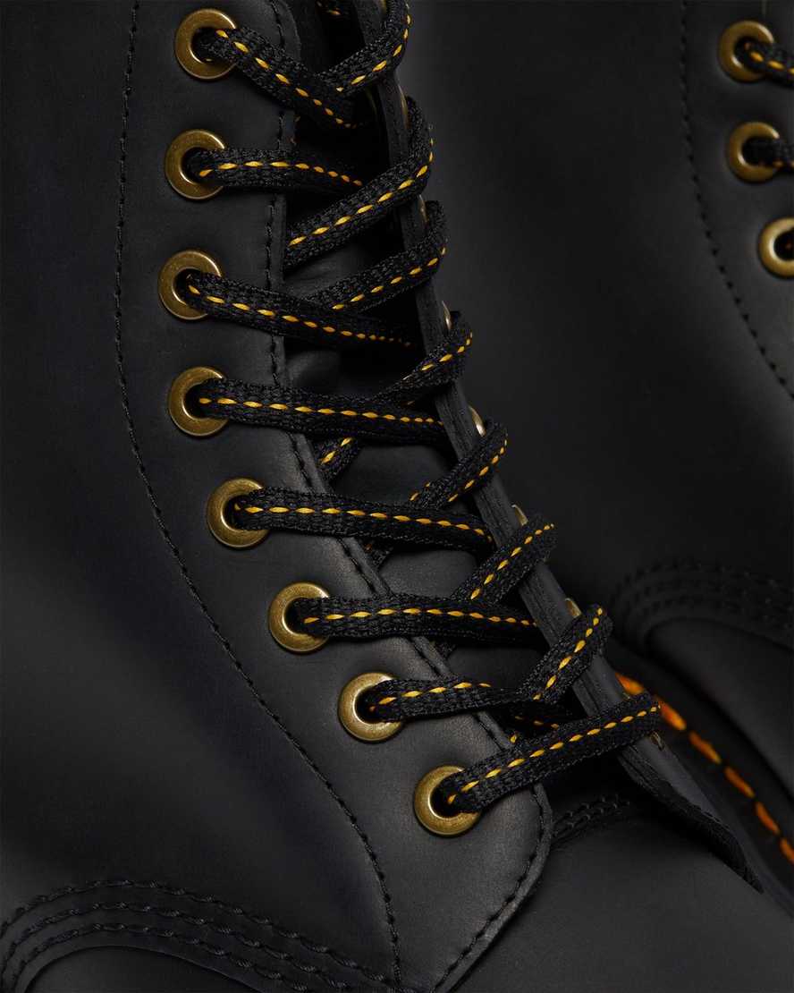 black dr martens 1460 pascal womens lace up boots