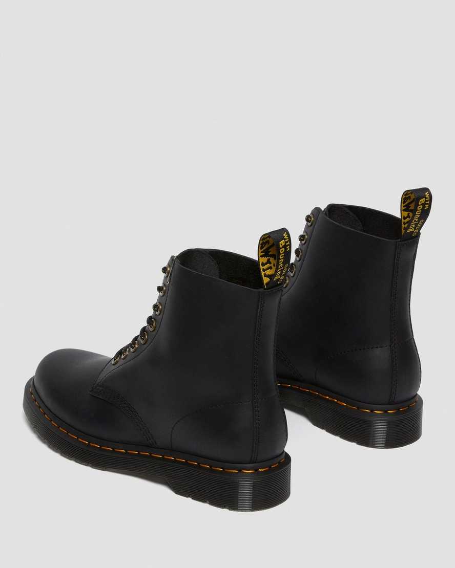 black dr martens 1460 pascal womens lace up boots