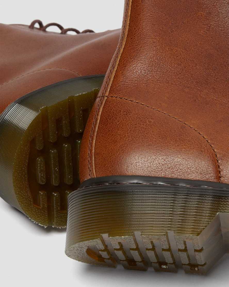 tan dr martens 1460 pascal womens lace up boots