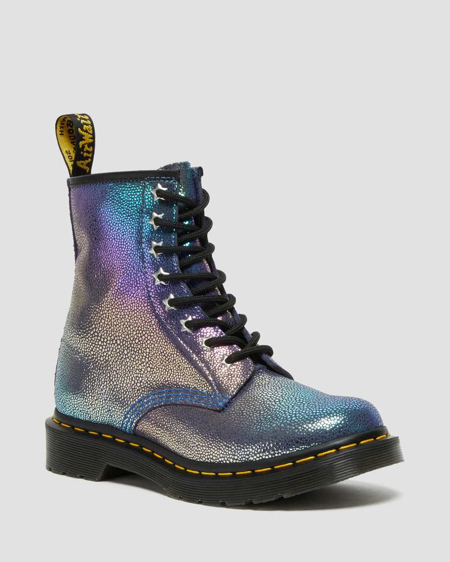 multicolor dr martens 1460 rainbow ray womens lace up boots