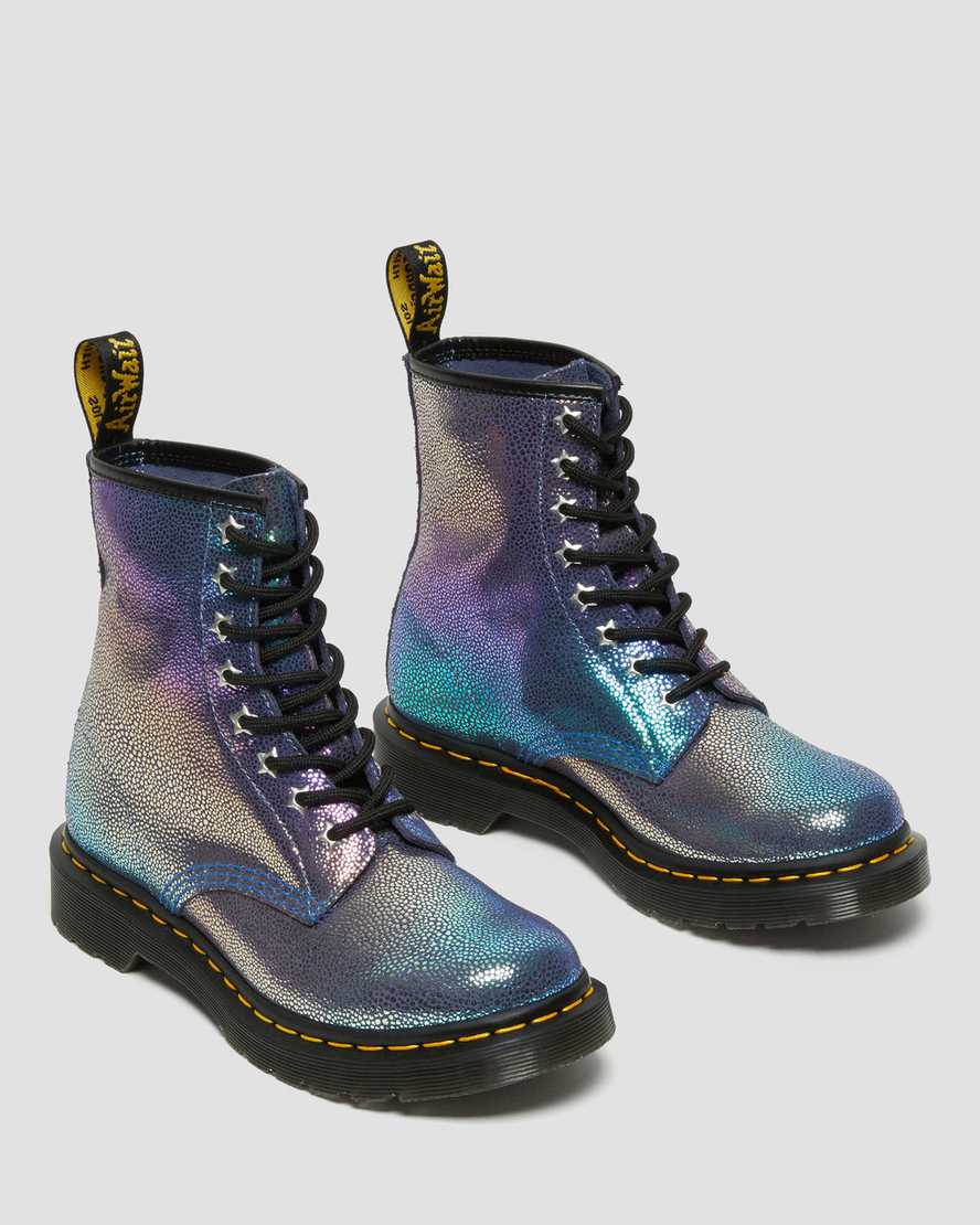 multicolor dr martens 1460 rainbow ray womens lace up boots