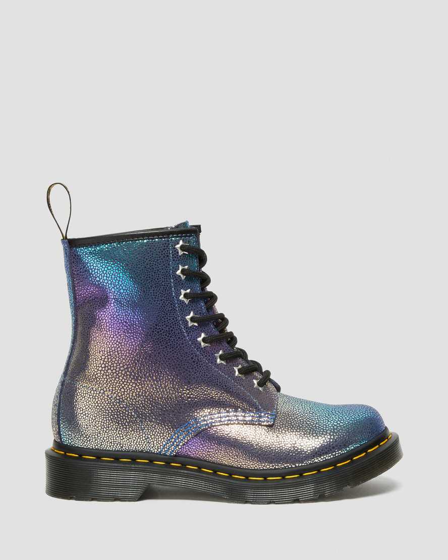 multicolor dr martens 1460 rainbow ray womens lace up boots