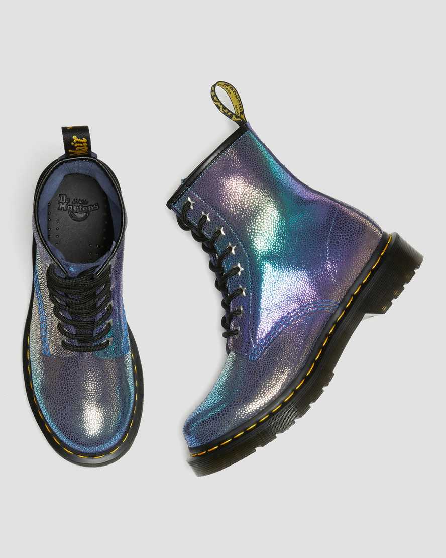 multicolor dr martens 1460 rainbow ray womens lace up boots