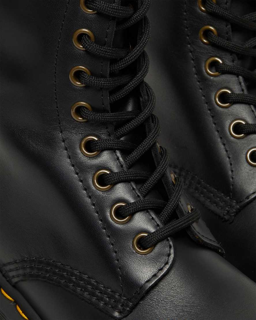 black dr martens clemency heeled womens lace up boots