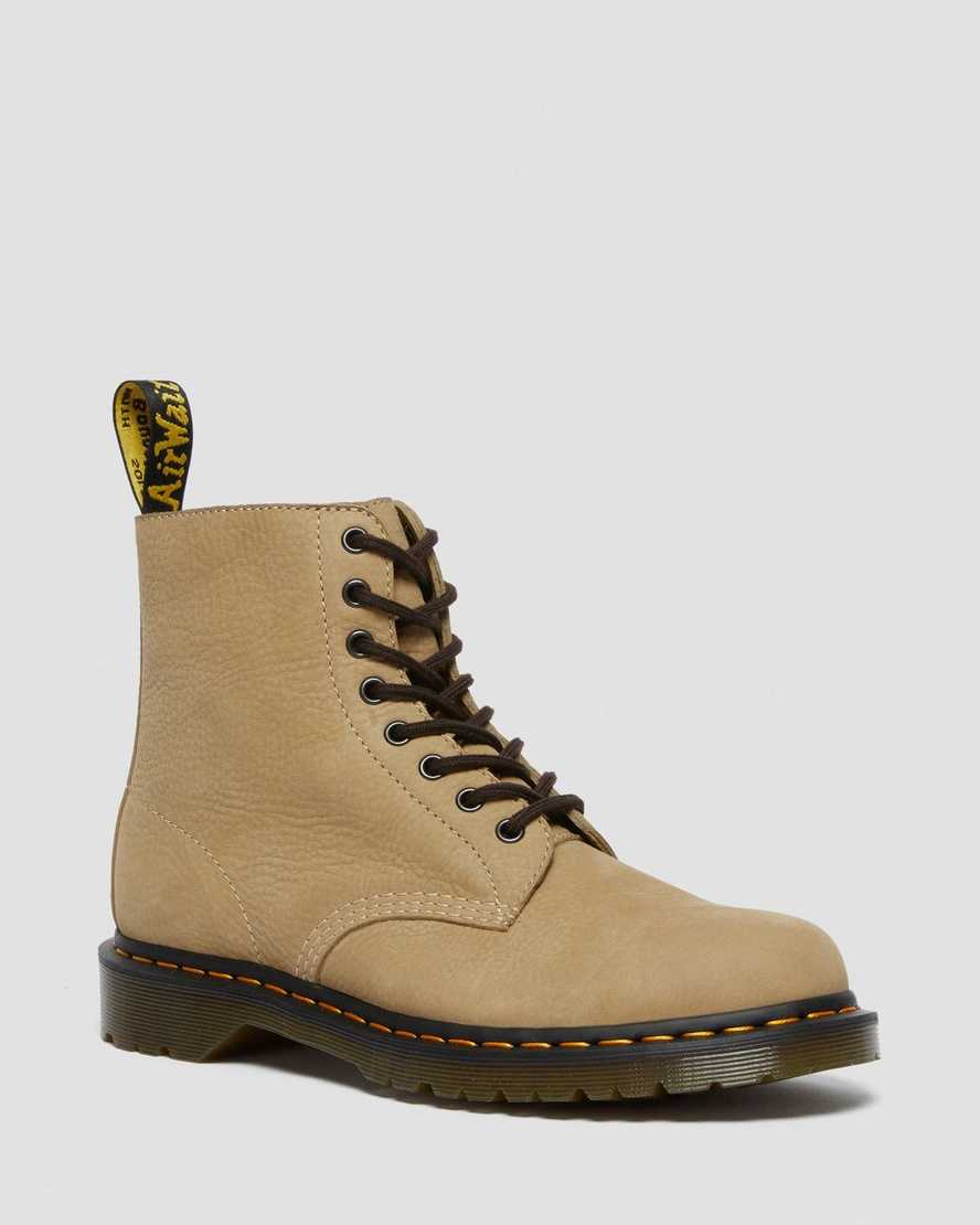 brown dr martens 1460 pascal womens lace up boots