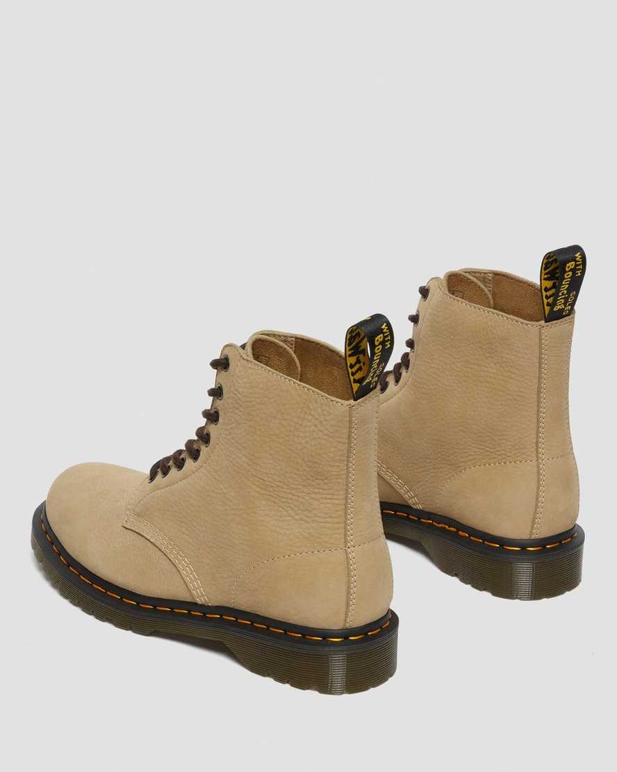 brown dr martens 1460 pascal womens lace up boots