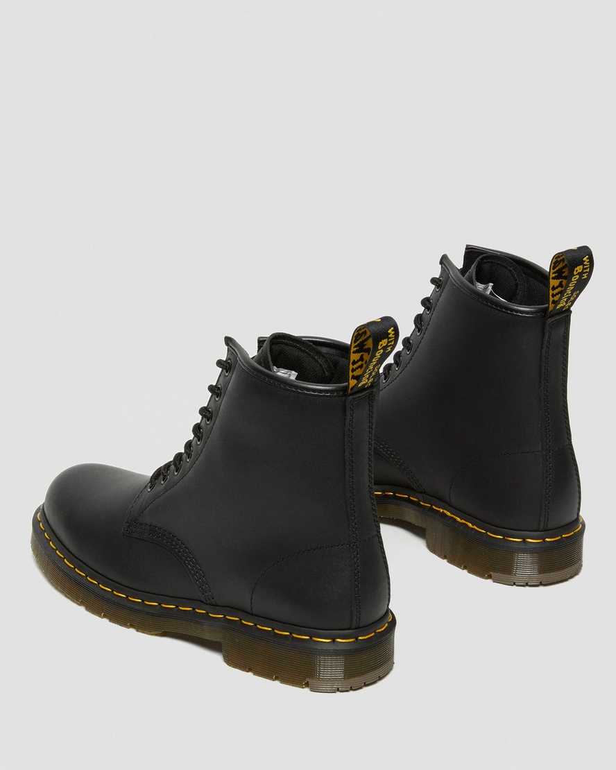 black dr martens 1460 slip resistant womens lace up boots