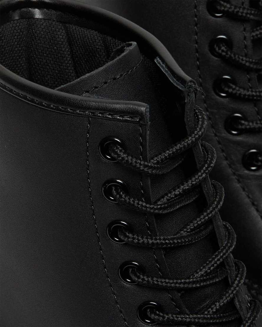 black dr martens 1460 slip resistant womens lace up boots