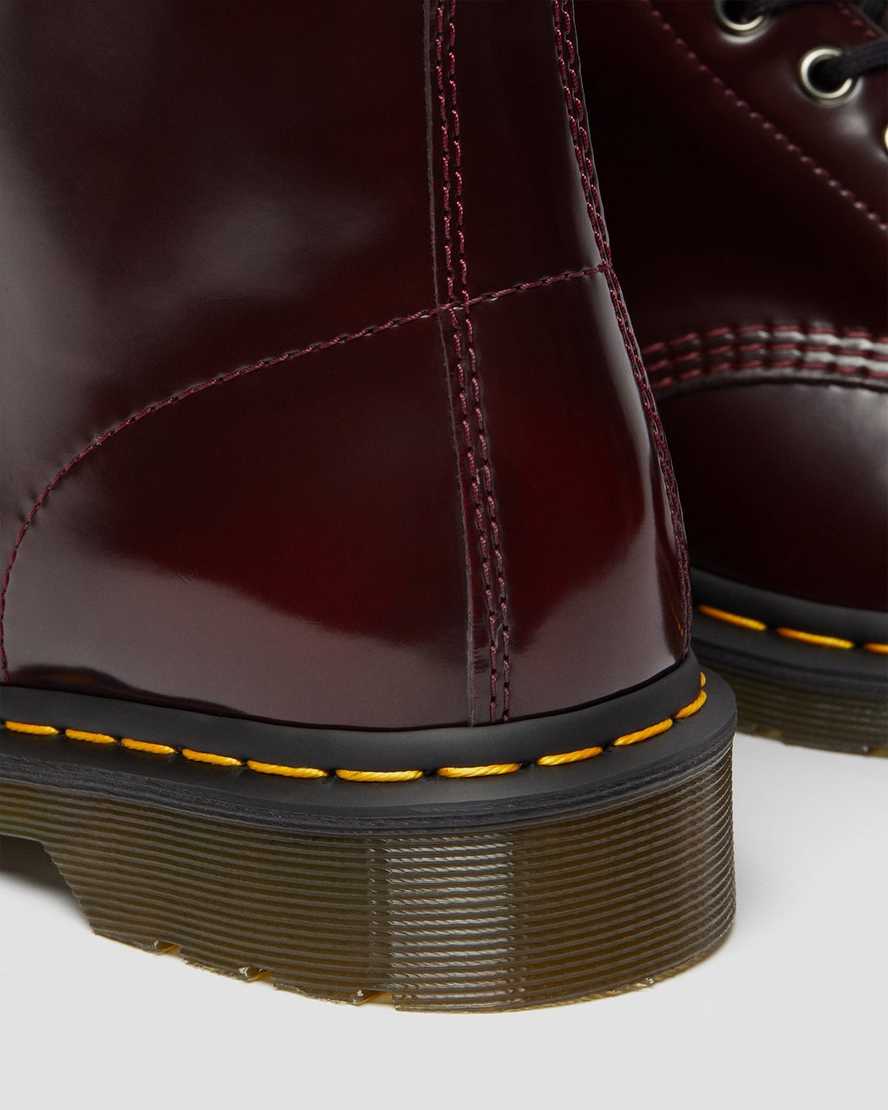 red dr martens 1460 womens lace up boots