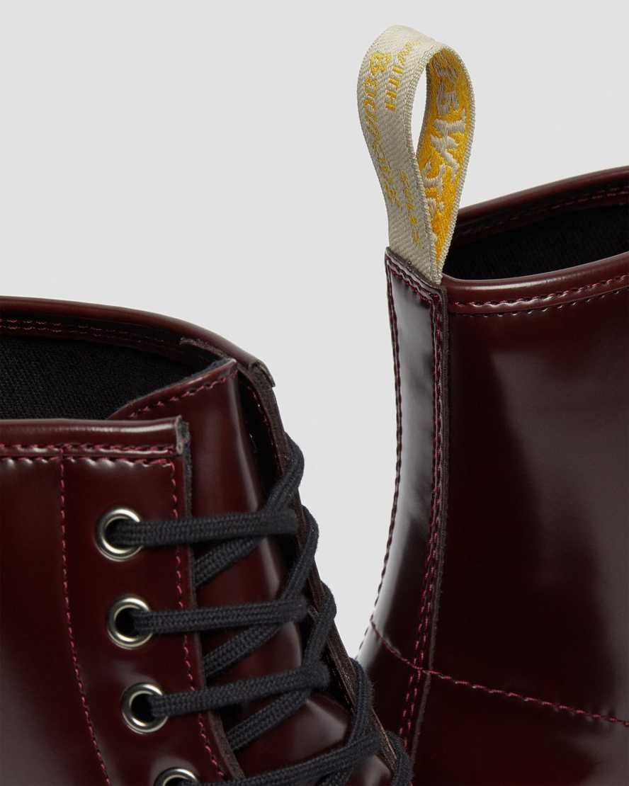 red dr martens 1460 womens lace up boots