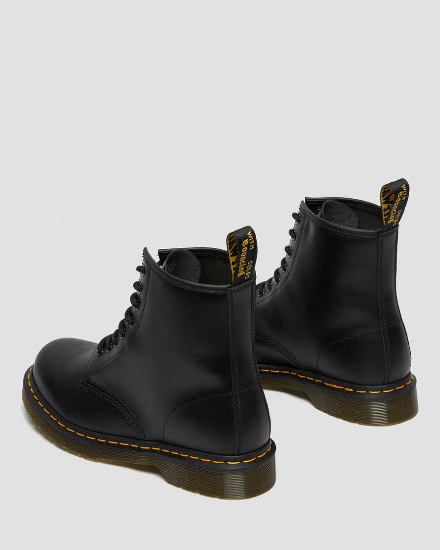 black dr martens 1460 smooth womens lace up boots