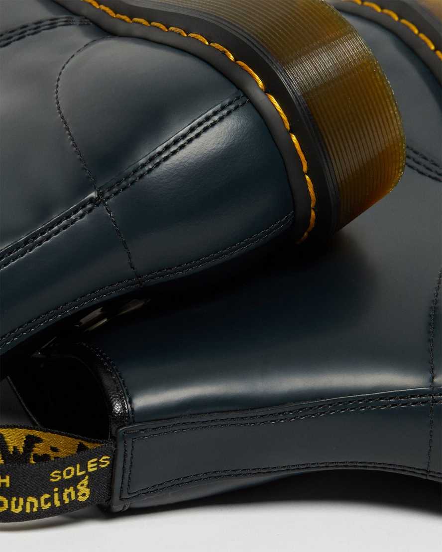 navy dr martens 1460 smooth womens lace up boots