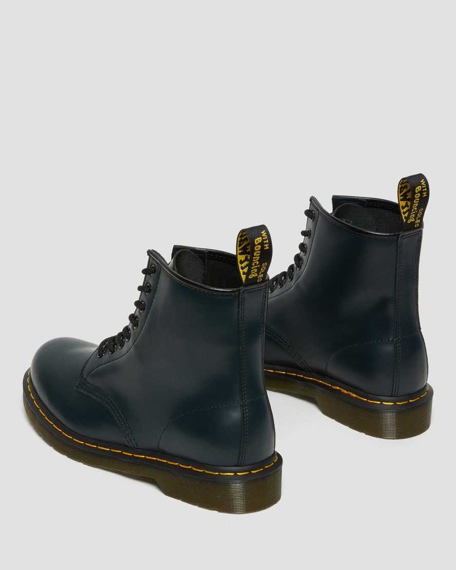 navy dr martens 1460 smooth womens lace up boots