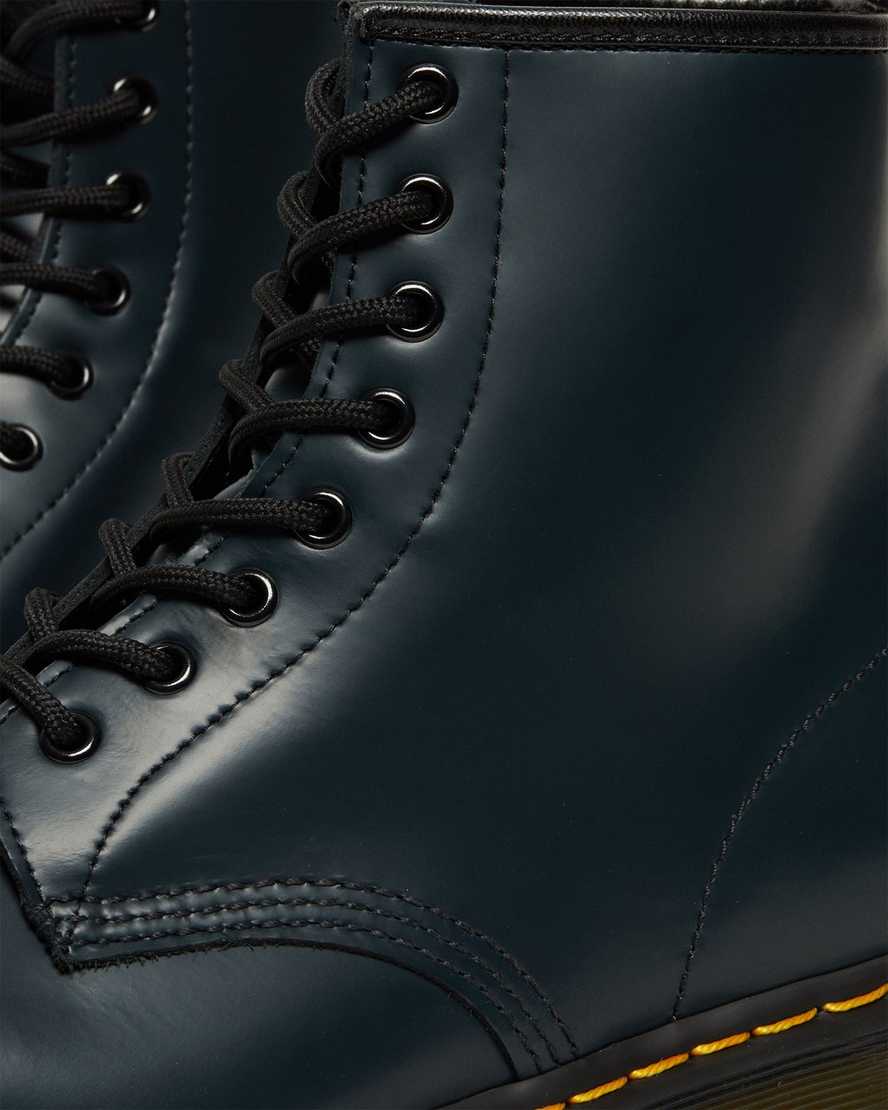 navy dr martens 1460 smooth womens lace up boots