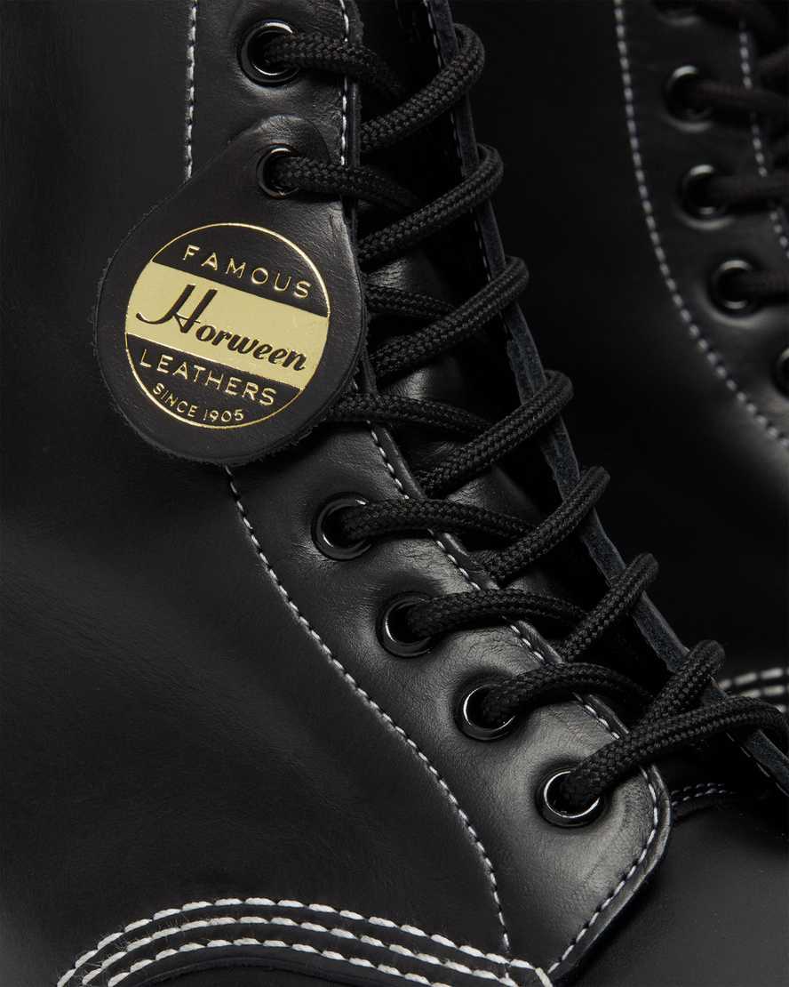 black dr martens 1460 pascal cavalier womens lace up boots