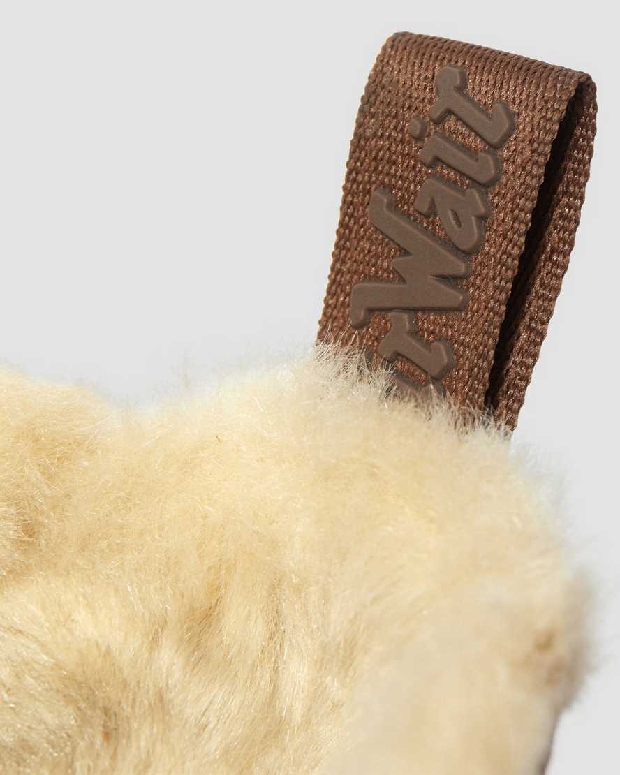 dark brown dr martens 1460 dms wintergrip faux fur womens lined boots
