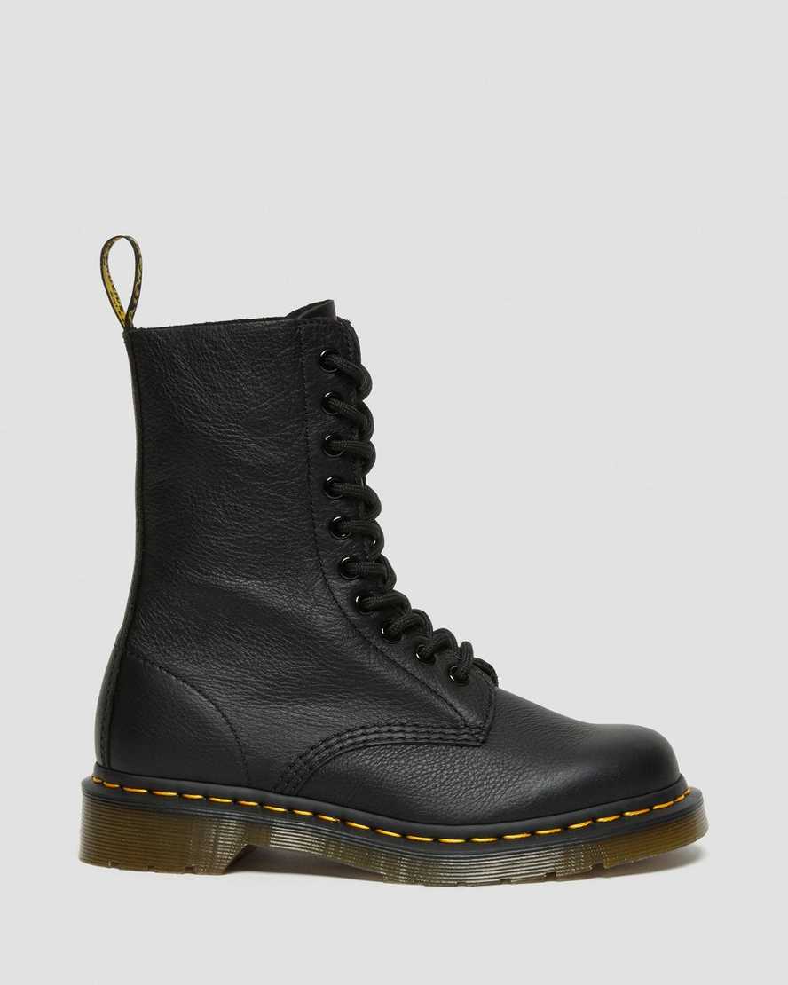black dr martens 1490 virginia womens mid calf boots