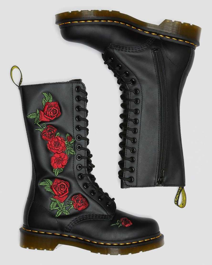 black dr martens 1914 vonda womens mid calf boots