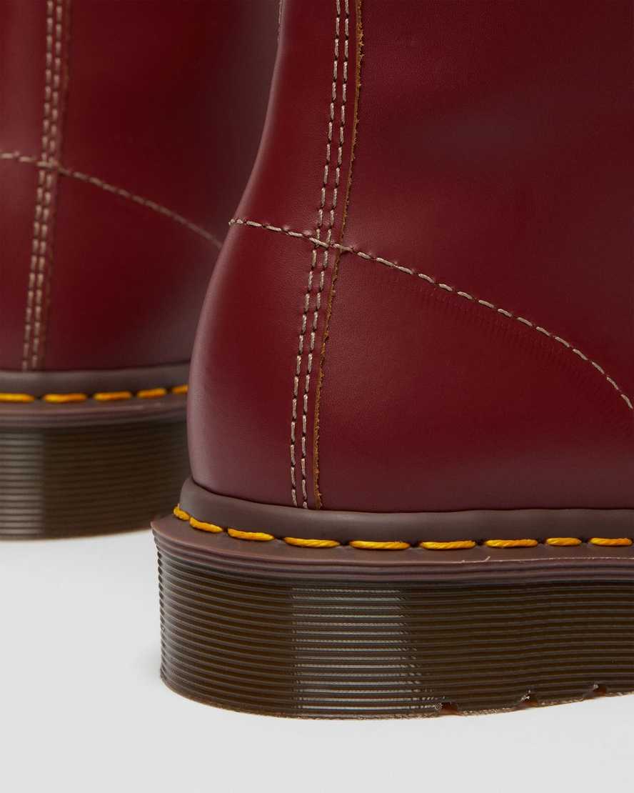 red dr martens 1490 vintage made in england womens mid calf boots
