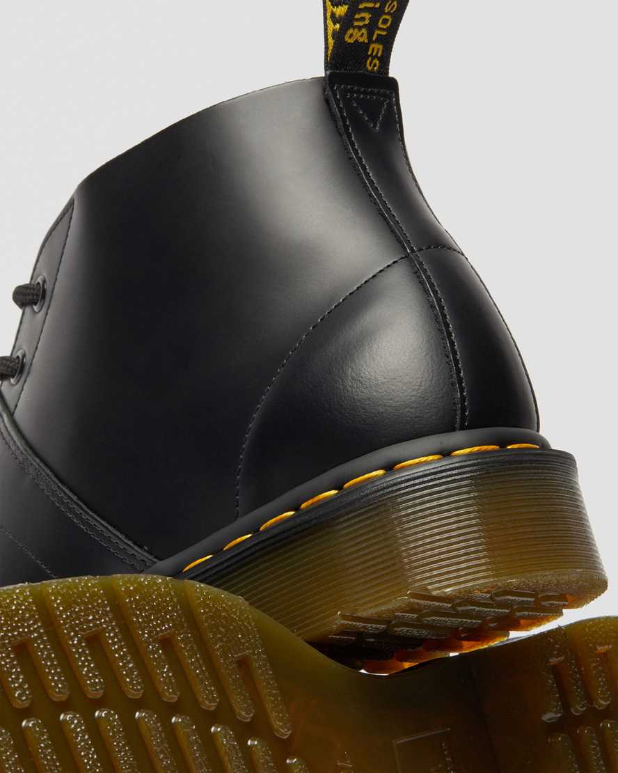black dr martens church smooth womens monkey boots