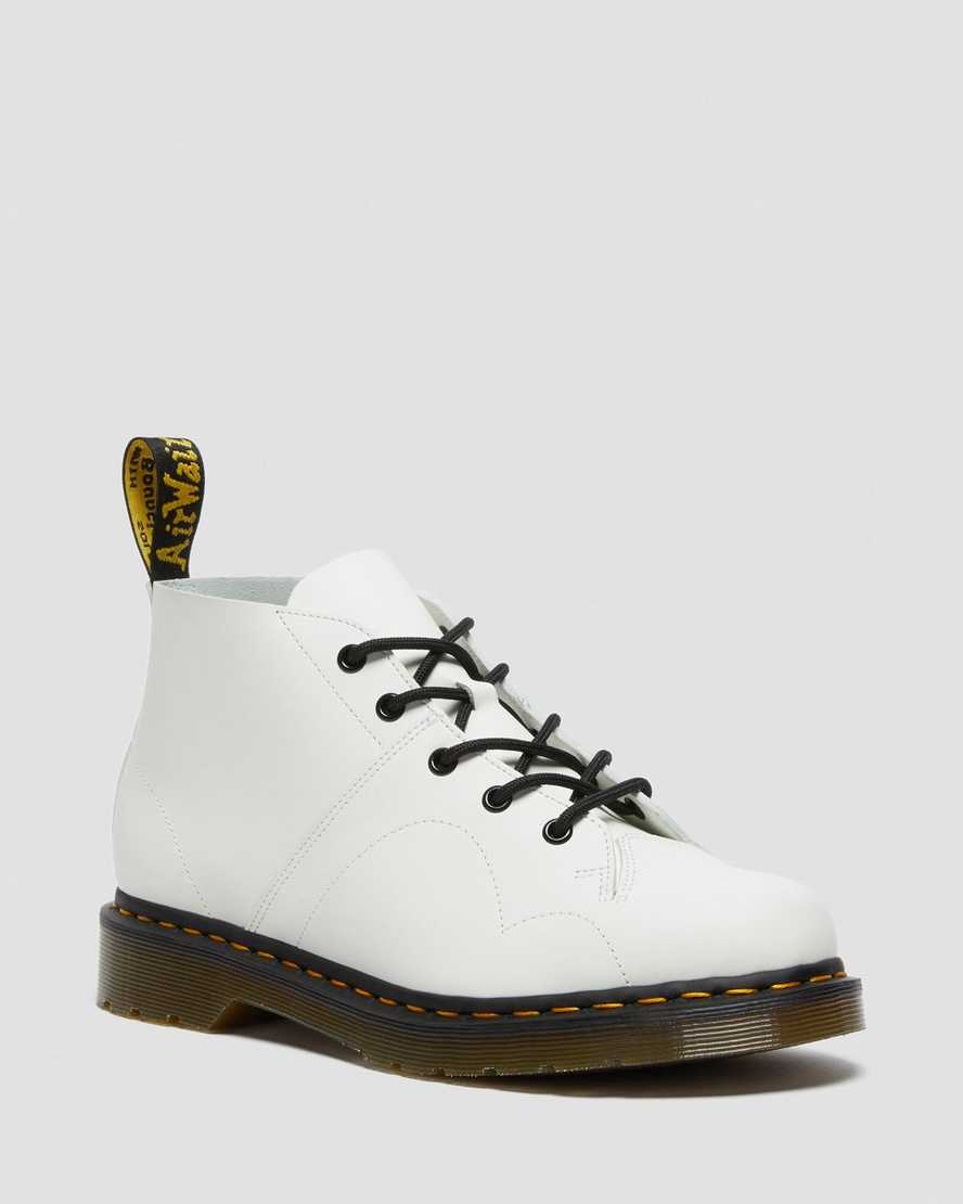 white dr martens church smooth womens monkey boots