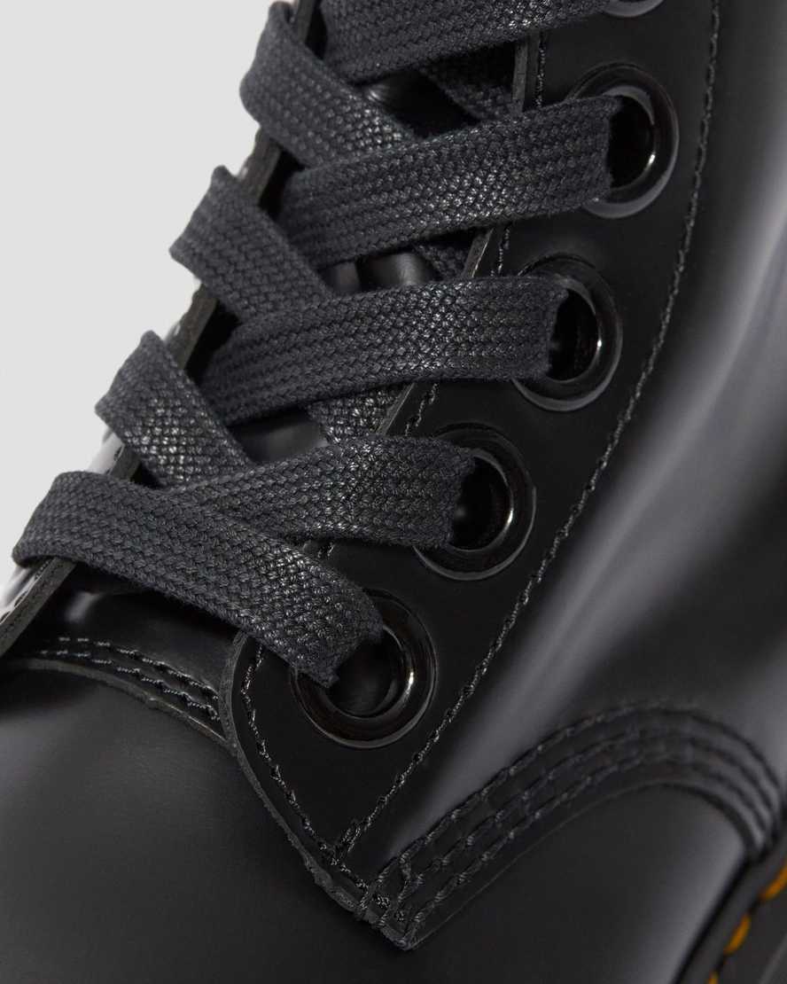 black dr martens molly womens platform boots