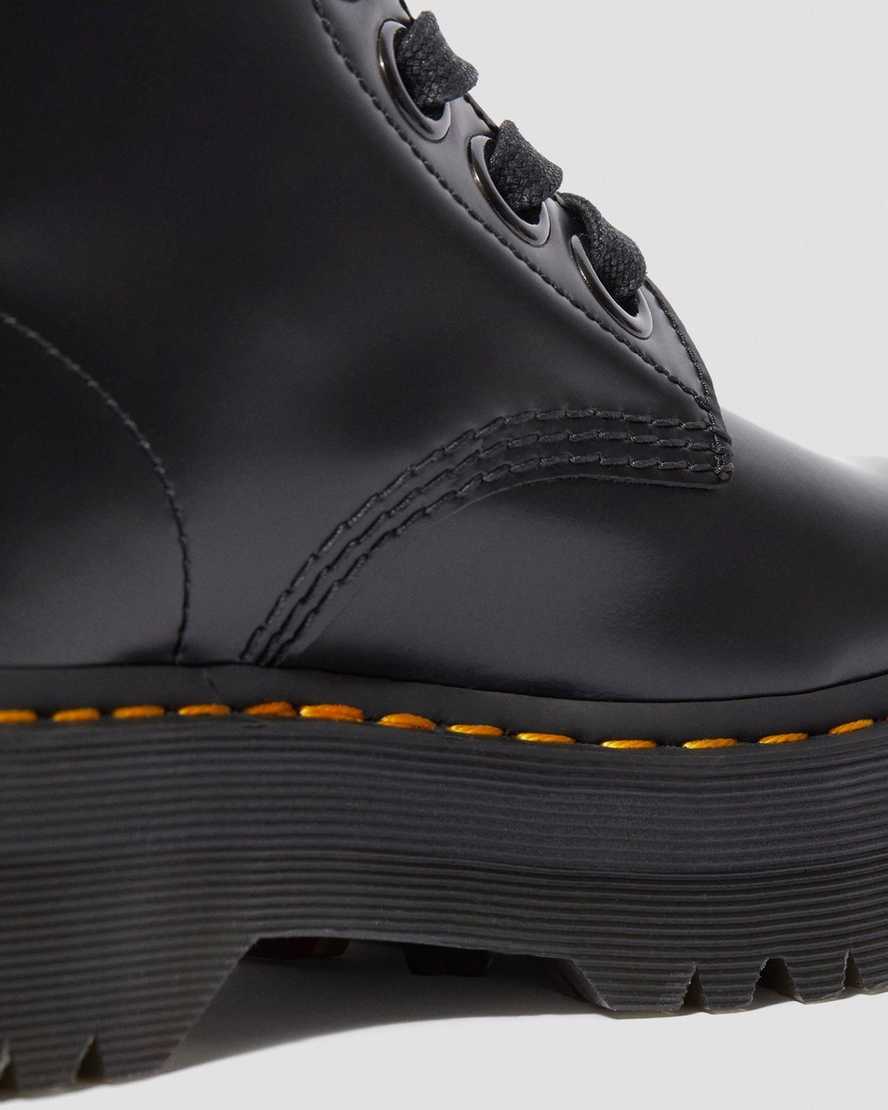 black dr martens molly womens platform boots