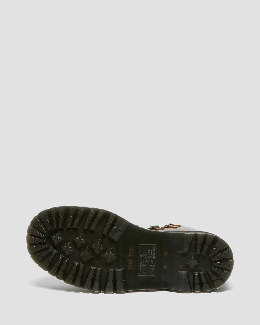 black dr martens collier double laced womens platform boots