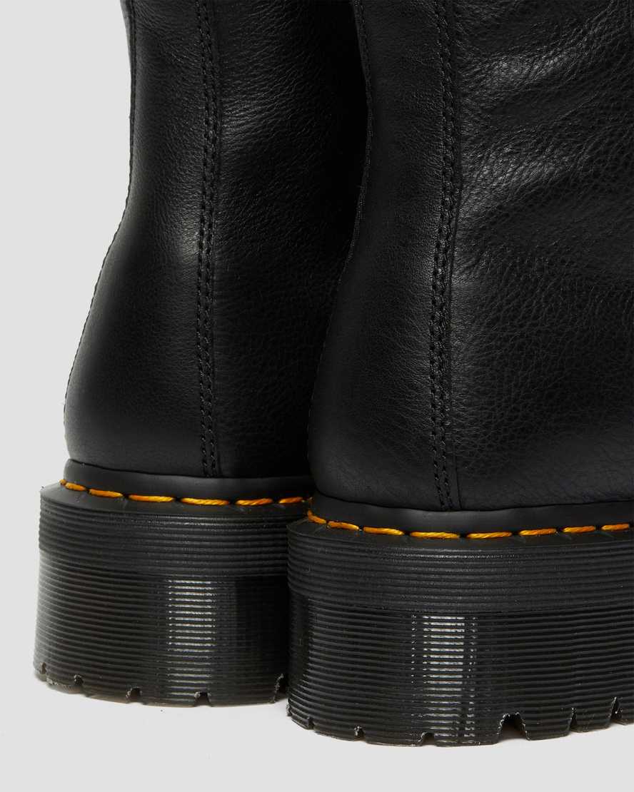 black dr martens jadon faux fur lined womens platform boots