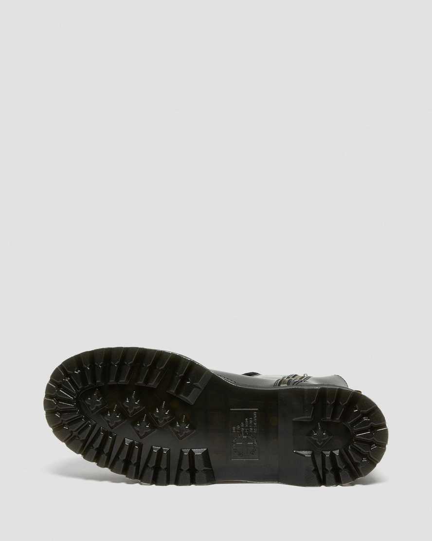 black dr martens jadon hi smooth womens platform boots
