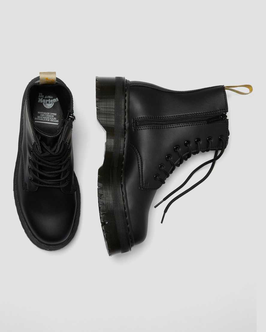 black dr martens jadon ii mono womens platform boots