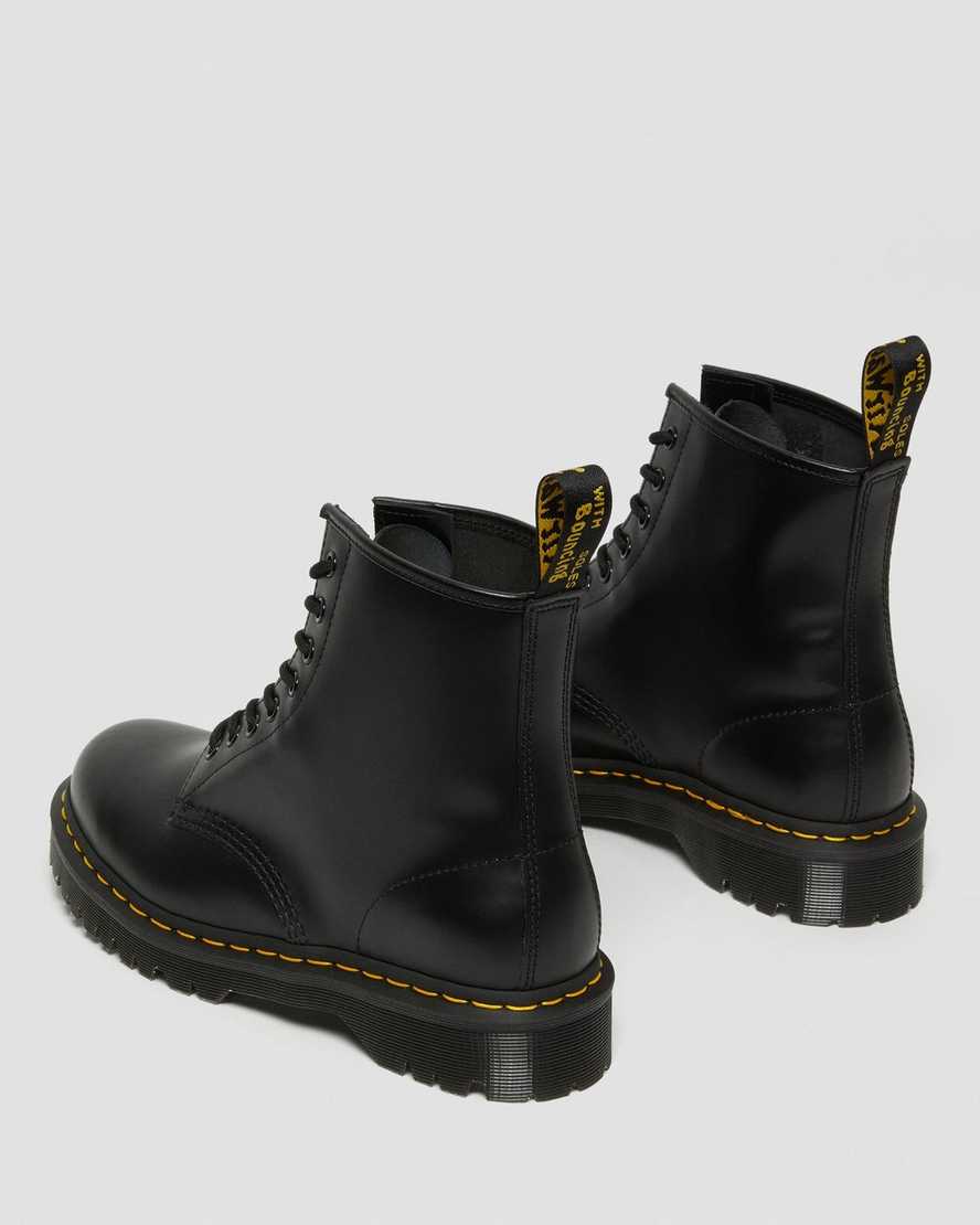 black dr martens 1460 bex smooth womens platform boots